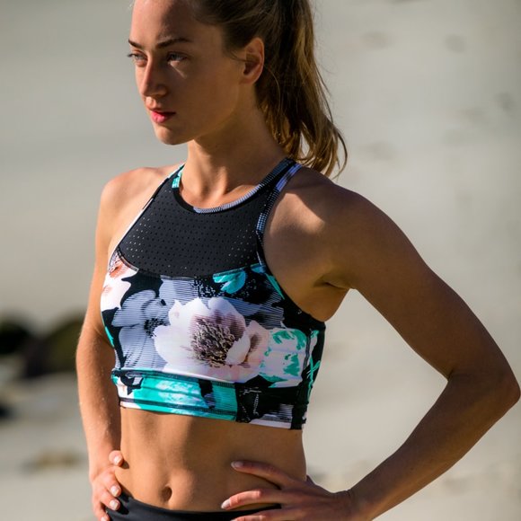 NWT Body Glove Bloom Vibe sports top - Picture 1 of 9